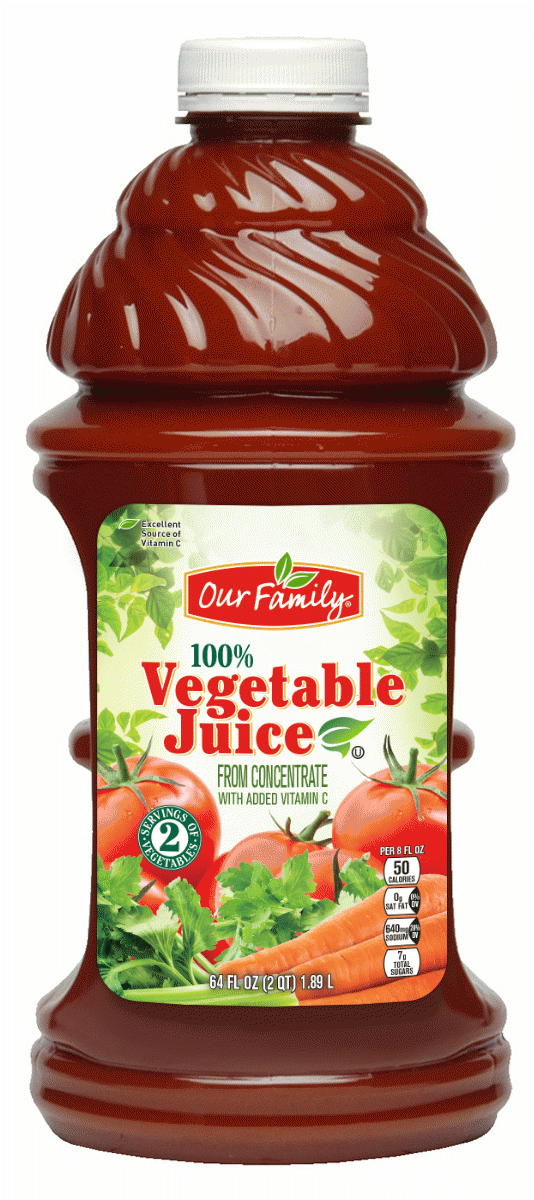 Our Family  vegetable 100% juice from concentrate Full-Size Picture